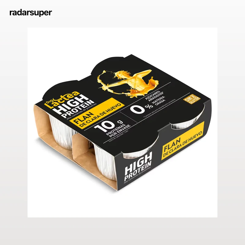 Flan de huevo alto en proteínas Dia Láctea 4 x 100 g