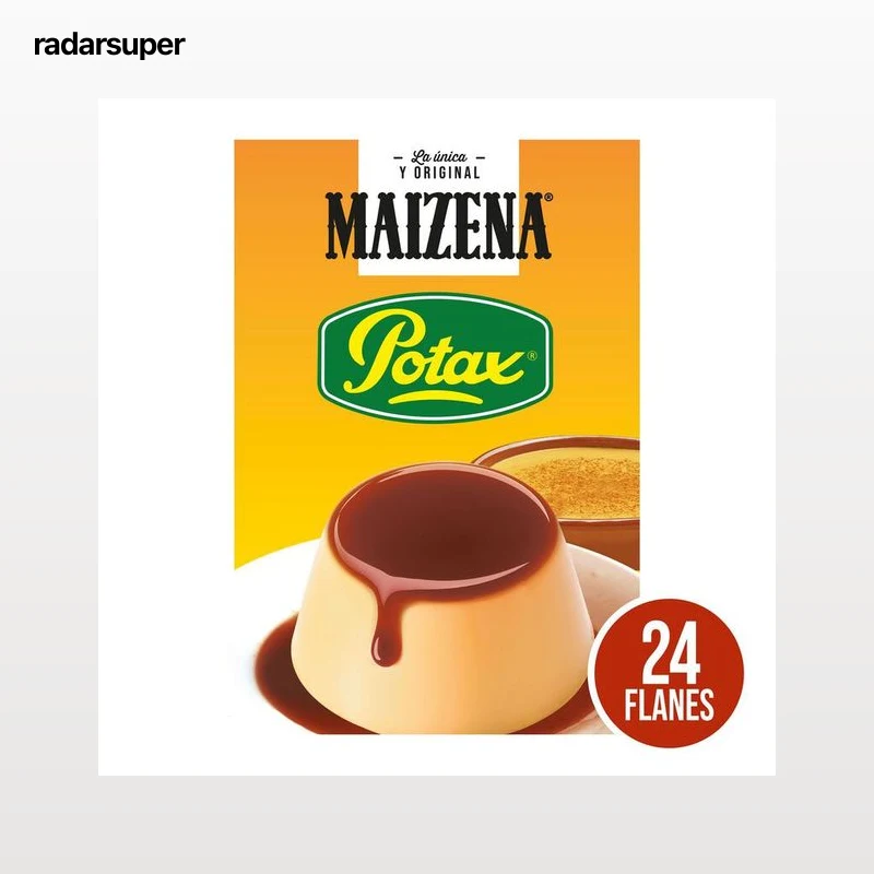 Flan Potax 192g 6 sobres vainilla 24 flanes