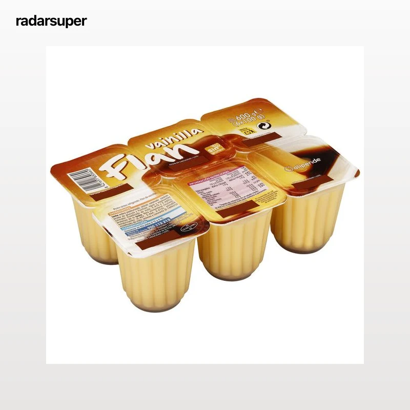 Flan de vainilla Alipende pack 600g