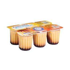 Flan de vainilla con caramelo
