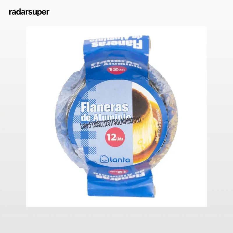 Flaneras de aluminio Lanta 12 uds