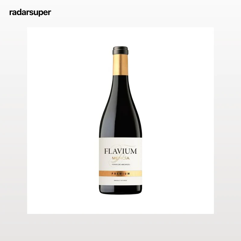 FLAVIUM Premium Vino tinto mencía con I.G.P. Vino de la Tierra de Castilla y León botella 75 cl.
