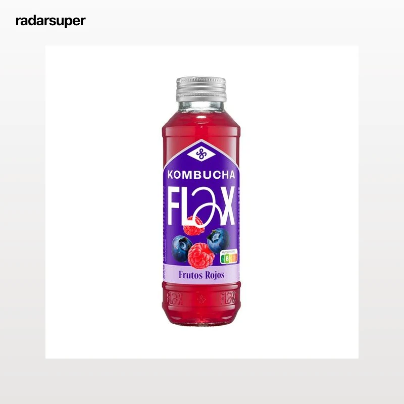 FLAX Kombucha de frutos rojos 330 ml.