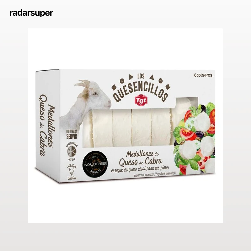 FLEUR DES MONTS Rulo queso de cabra en medallones FLEUR DES MONTS 100 g.