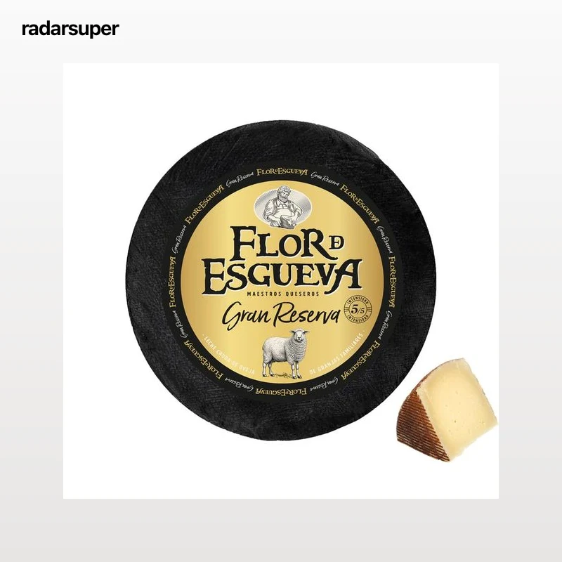 FLOR DE ESGUEVA Queso de oveja Gran Reserva elaborado con leche cruda. - Trozo