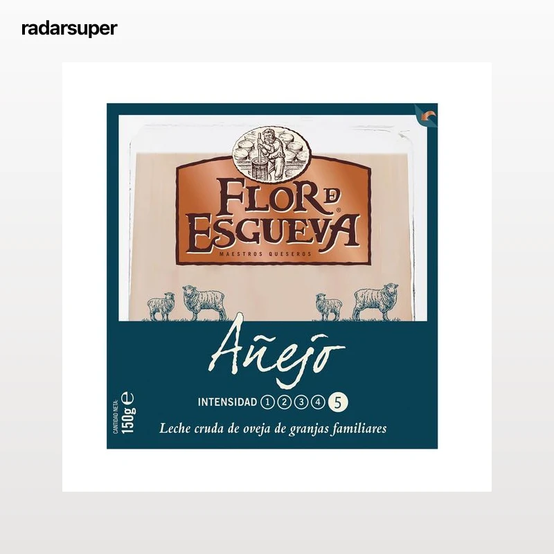 FLOR DE ESGUEVA Queso de oveja de leche cruda añejo 150 g.