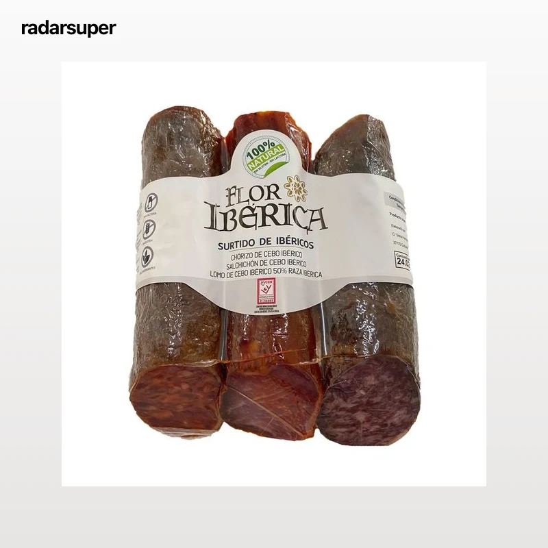 FLOR IBÉRICA Pack surtido de ibéricos aprox 900 g.