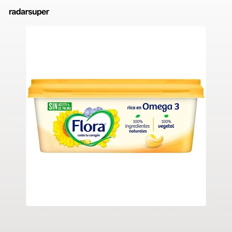 FLORA Materia grasa para untar vegetal 59%  225 g.