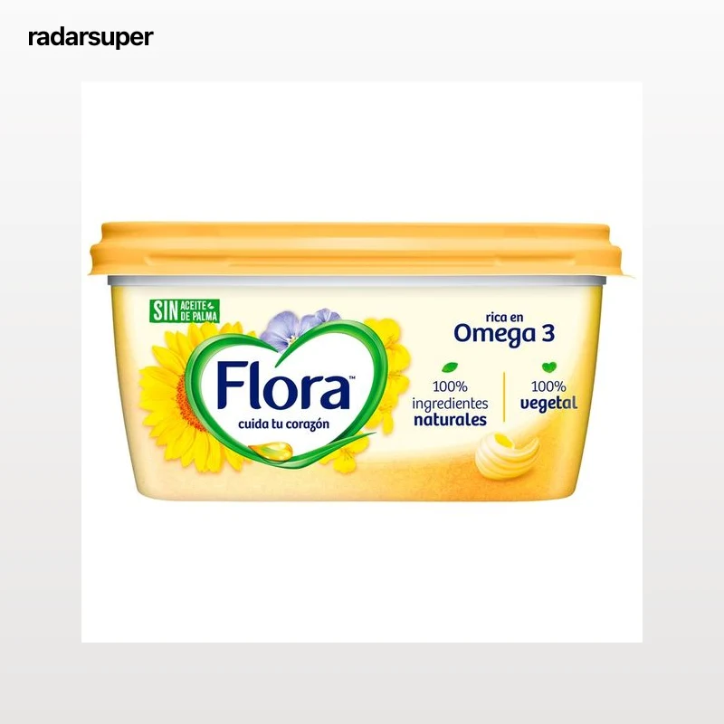FLORA Materia grasa para untar vegetal 59% 400 g.