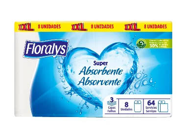 FLORALYS Papel de cocina