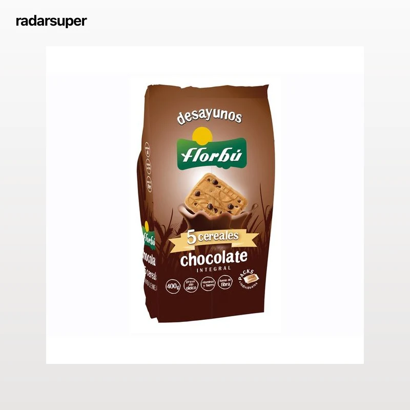 FLORBU Galleta desayuno chocolate integral 370 gr.