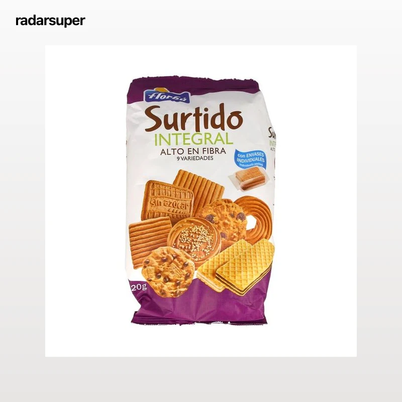 FLORBÚ Galletas integrales surtidas 420 g.