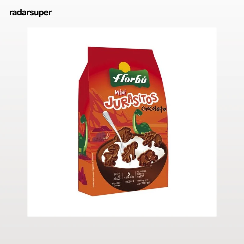 FLORBÚ Gallosauros Galletas 5 cereales y miel con cacao 400 g