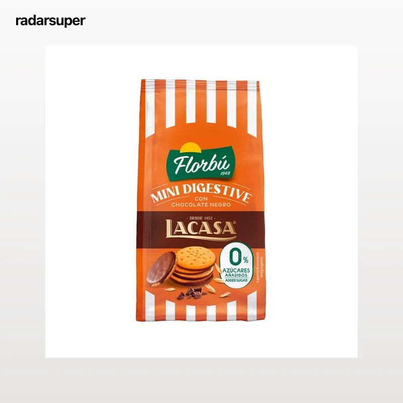 FLORBÚ Mini galleta digestive Lacasa 80 g.