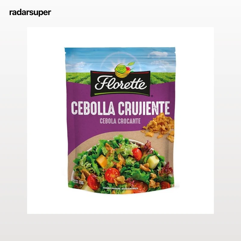 FLORETTE Cebolla crujiente ideal para ensalada bolsa de 70 g.