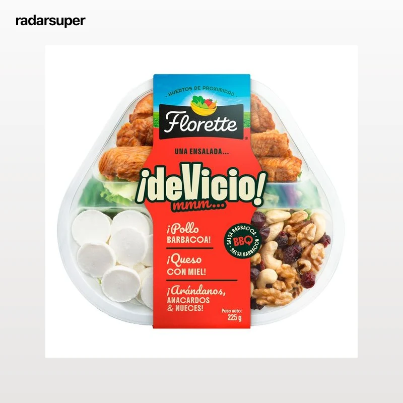 FLORETTE deVicio Bol de ensalada BBQ 225 g.