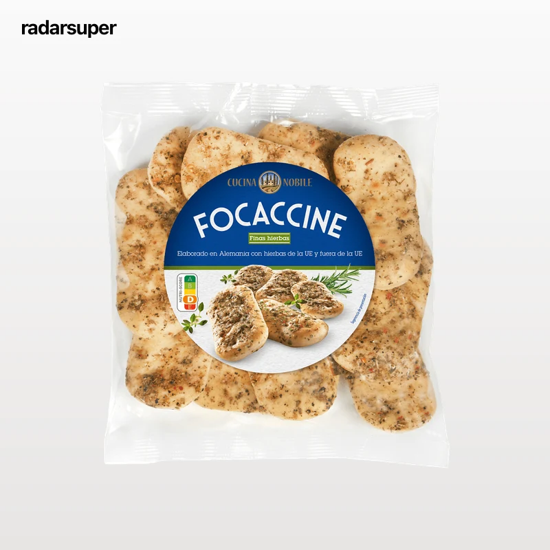 Focaccines con hierbas