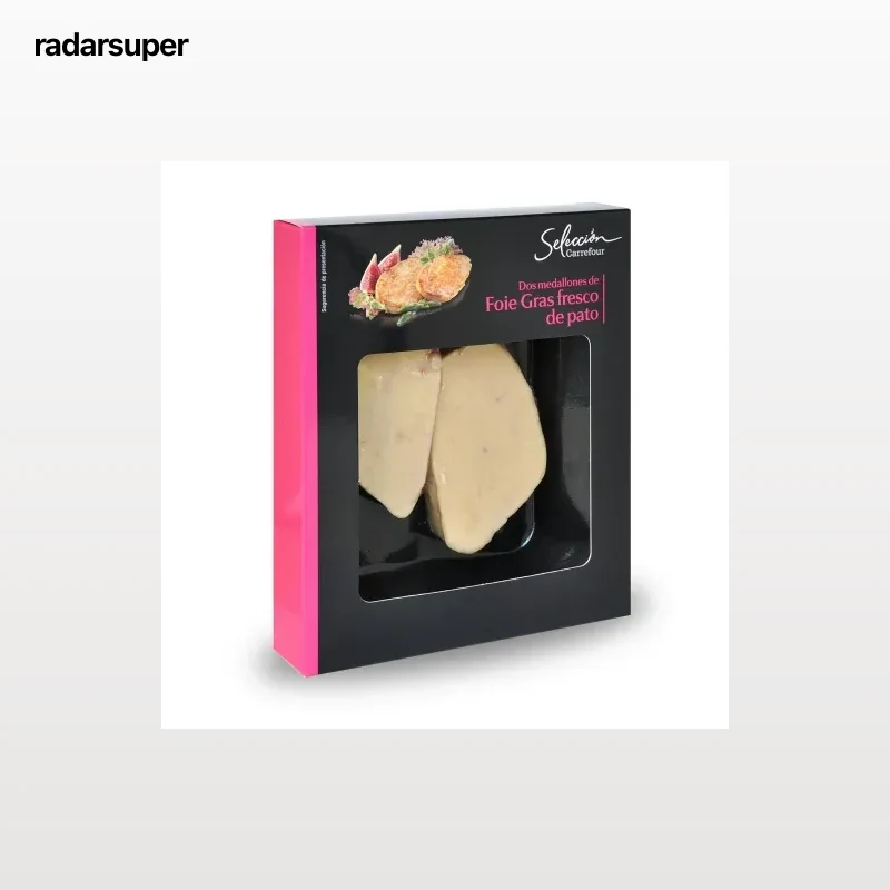 Foie gras de pato fresco en medallones Carrefour Selección 100 g
