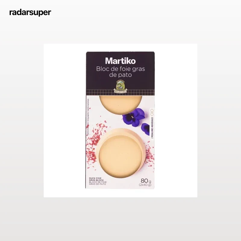 Foie gras de pato Martiko pack de 2 unidades de 40 g