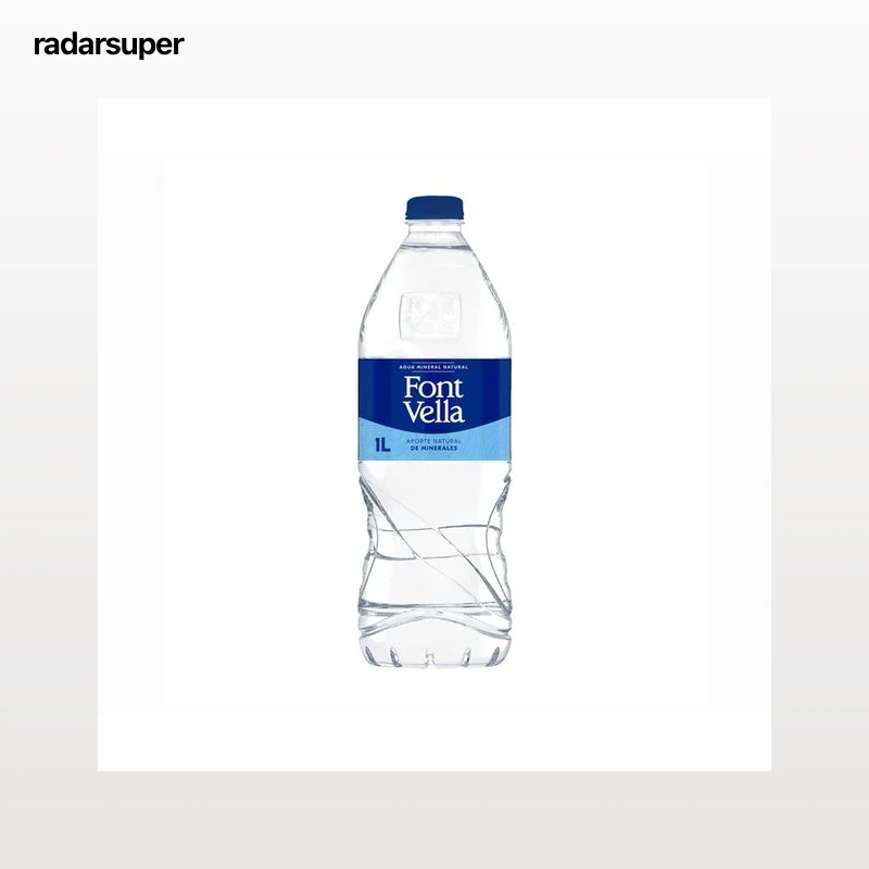 FONT VELLA Agua mineral botella de 1 l.