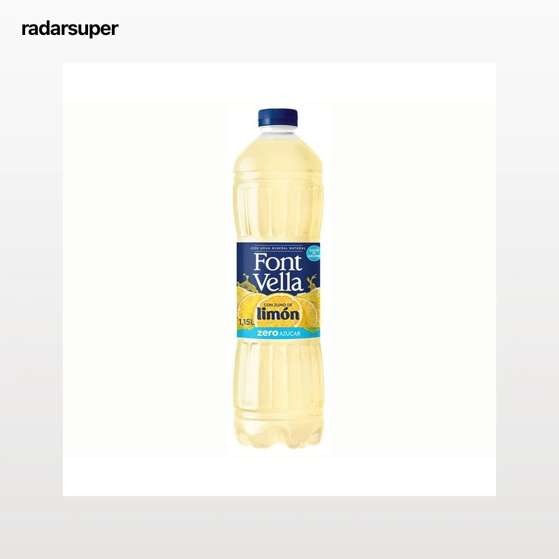 FONT VELLA Agua mineral levite limón zero 1,15 l.