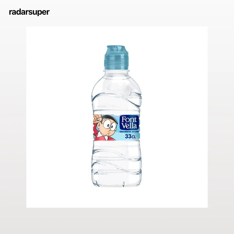 FONT VELLA Agua mineral natural botella 33 cl.