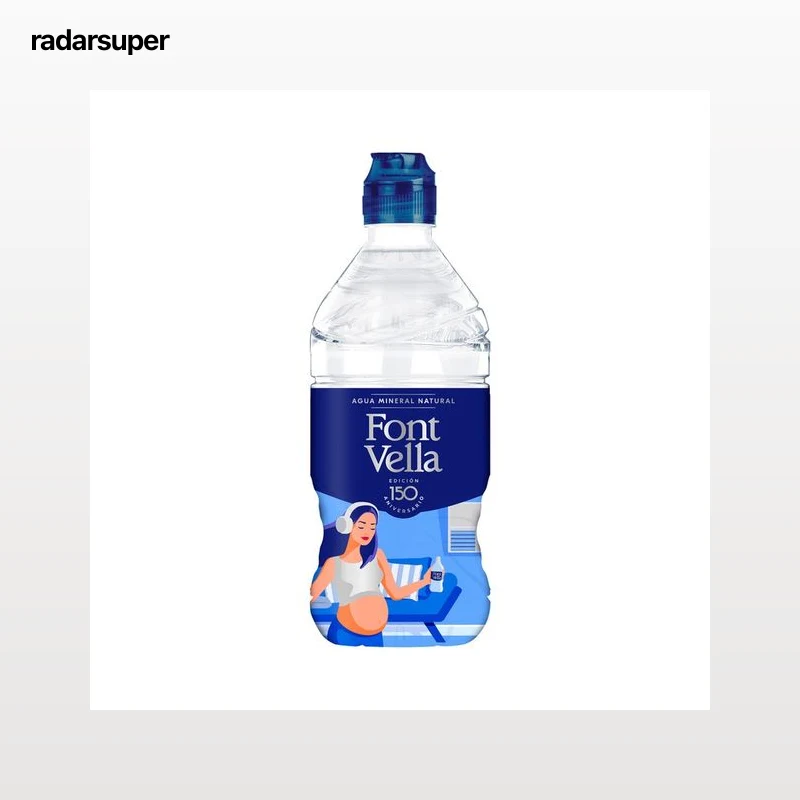 FONT VELLA Agua mineral natural botella 75 cl.