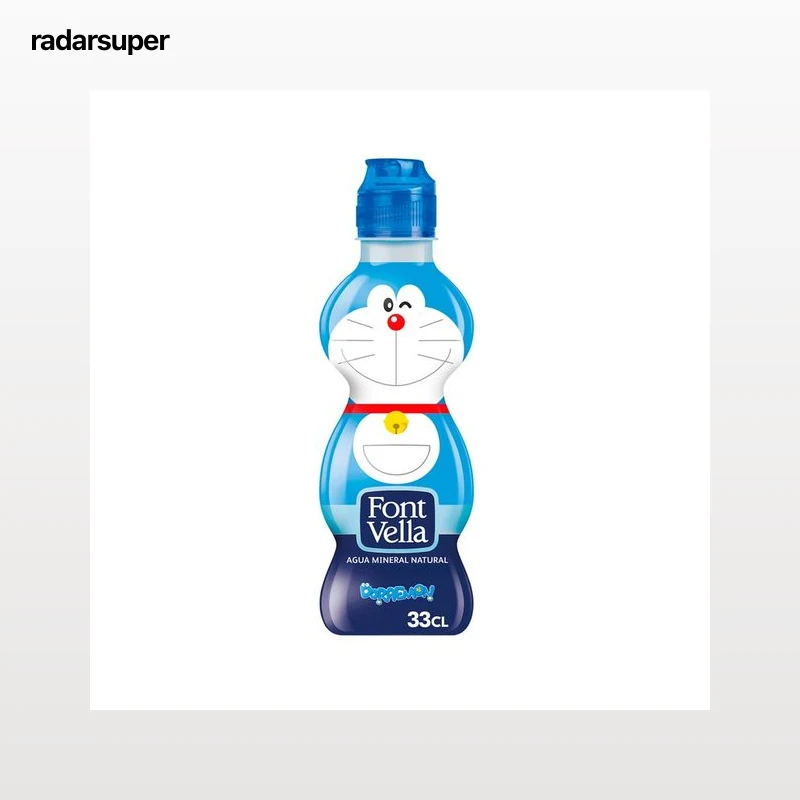 FONT VELLA Agua mineral natural, tapón sport botella 33 cl.
