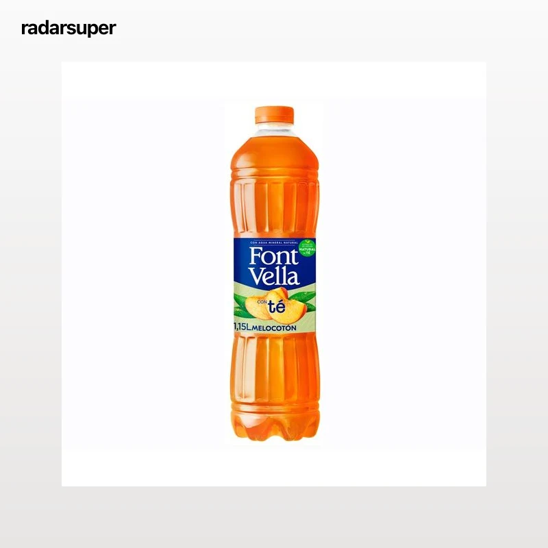 FONT VELLA Agua mineral te melocotón 1,15 l.