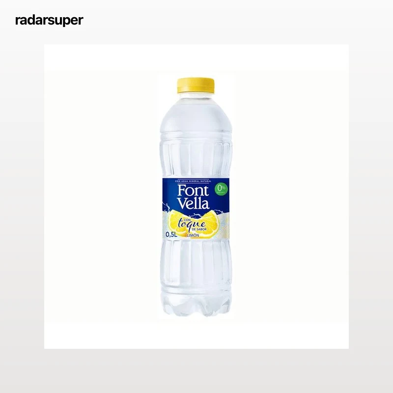 FONT VELLA Agua mineral toque limón 0,5 l.