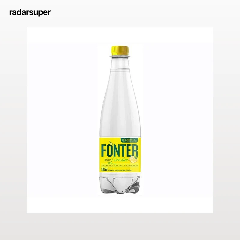 FONT VELLA Fonter Agua con gas con toque de limón 0,5 l.