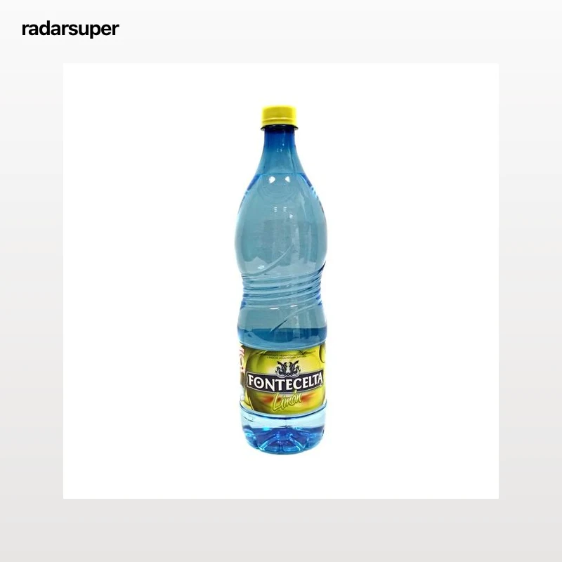 FONTECELTA Agua mineral sabor limón botella de 1,25 litros