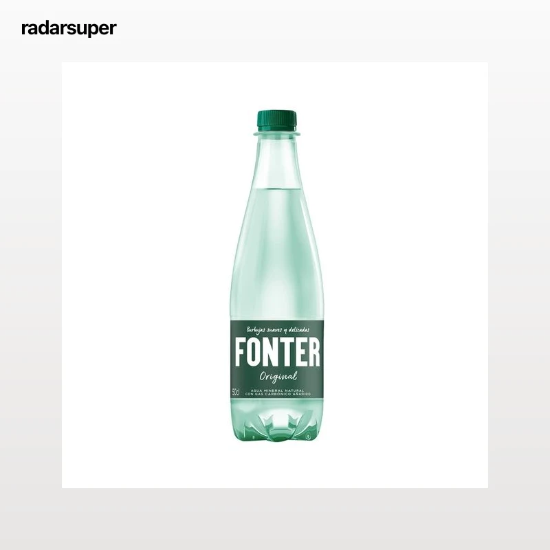 FONTER Original  Agua mineral con gas botella de 50 cl.
