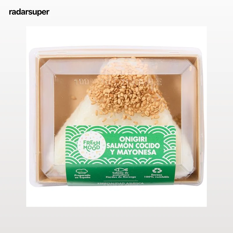 FOODIZ Onigiri de salmón cocido y mayonesa 100 g.