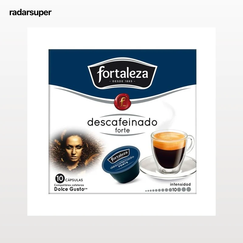 FORTALEZA Café en cápsulas descafeinado Forte I10, 10 uds.