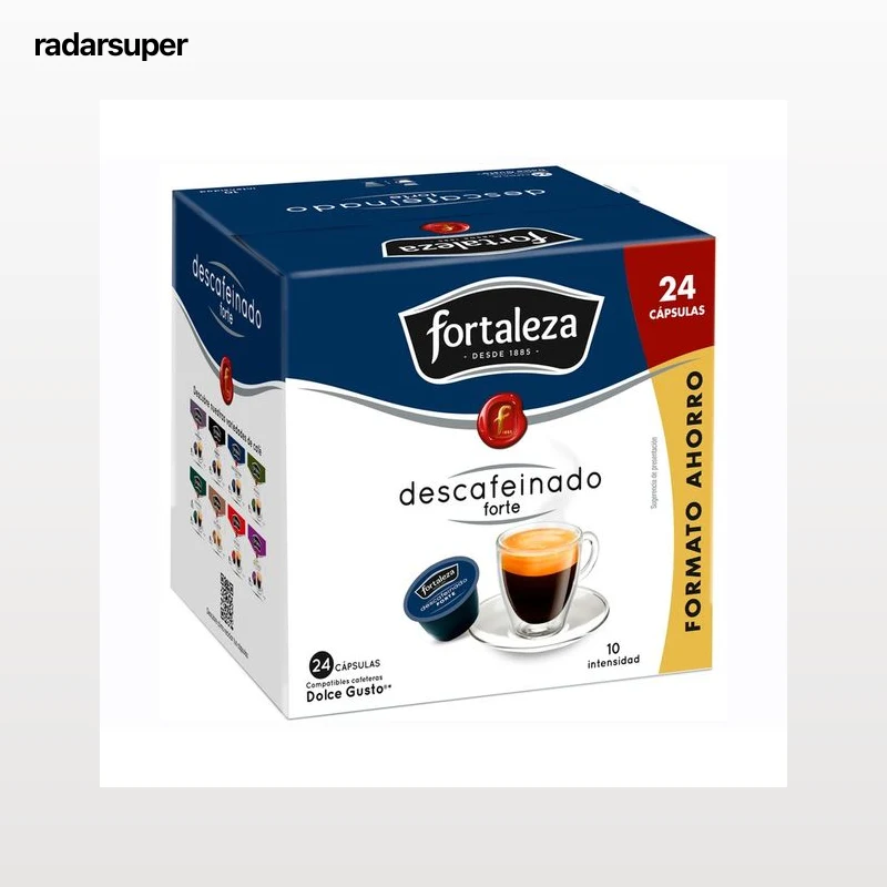 FORTALEZA Café cápsulas dg descafeinado 24 uds 168 g.