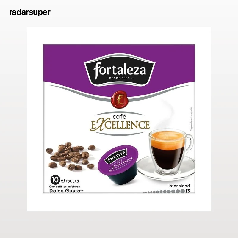 FORTALEZA Excellence café en cápsulas intensidad 13, 10 uds, 100 g
