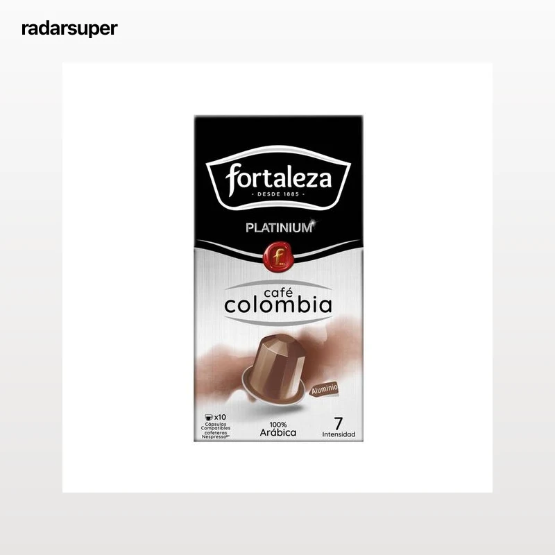 FORTALEZA PLATINIUM  Café en cápsulas colombia I7, 10 uds.