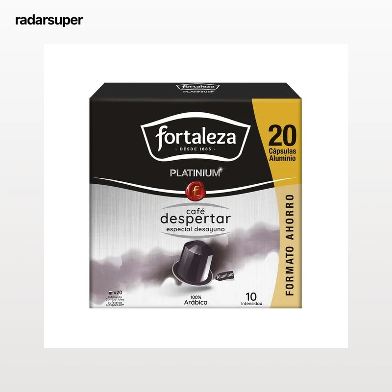 FORTALEZA PLATINIUM Café en cápsulas despertar 20 uds.