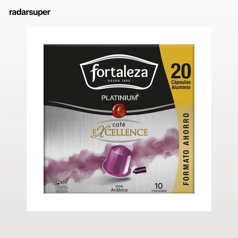 FORTALEZA PLATINIUM Café en cápsulas I10, 20 uds.