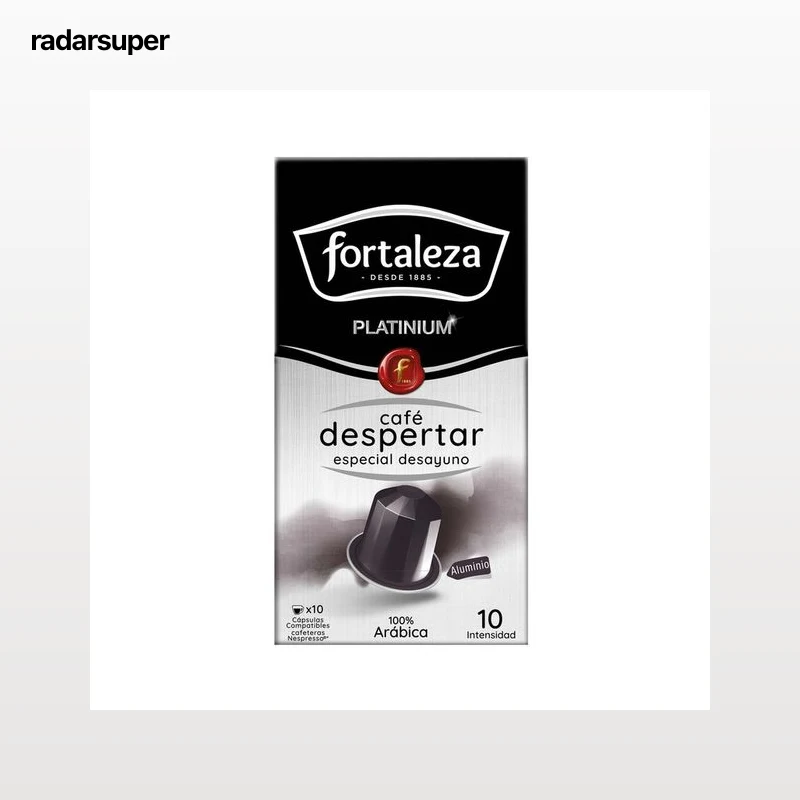 FORTALEZA PLATINUM Café en cápsulas despertar especial para el desayuno I10,10 uds.