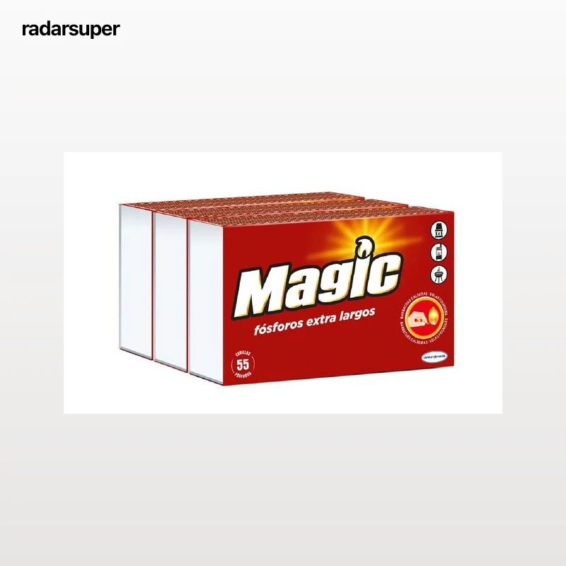 Fósforos extra largos Magic Pack 3