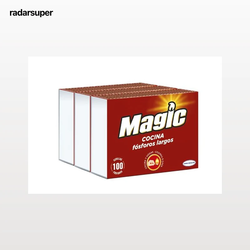 Fósforos largos Magic Pack 3 Cocina