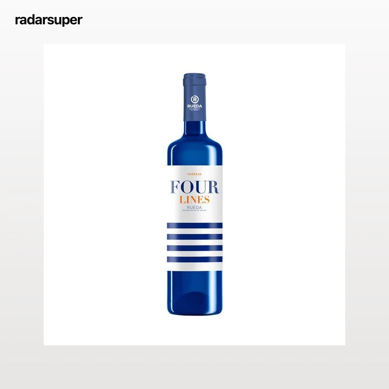 FOUR LINES  Vino blanco verdejo con D.O. Rueda botella 75 cl.