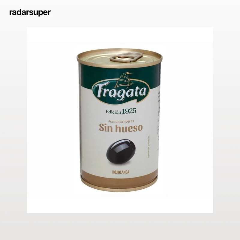 FRAGATA Aceitunas negras sin hueso 120 gr.