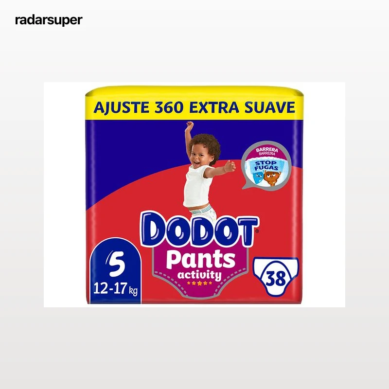 FRALDAS CUECA DODOT ACTIVITY EXTRA T5 12-17KG 38UN