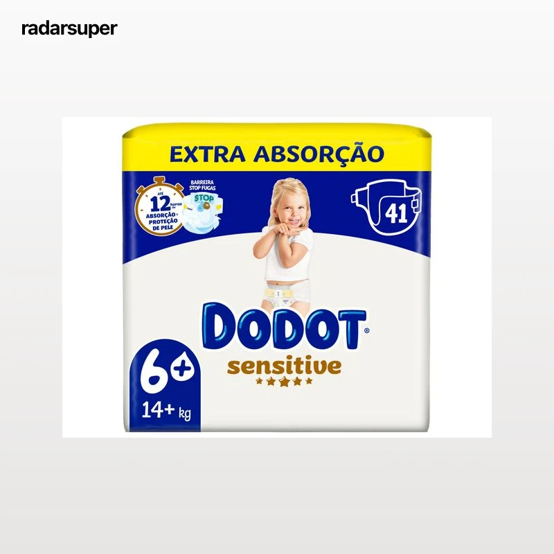 FRALDAS DODOT SENSITIVE EXTRA T6 14+KG 41UN