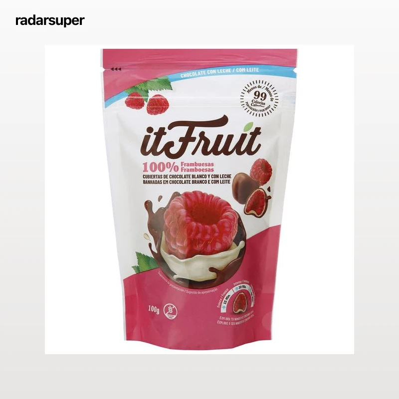 Frambuesa chocolate blanco con leche Itfruit