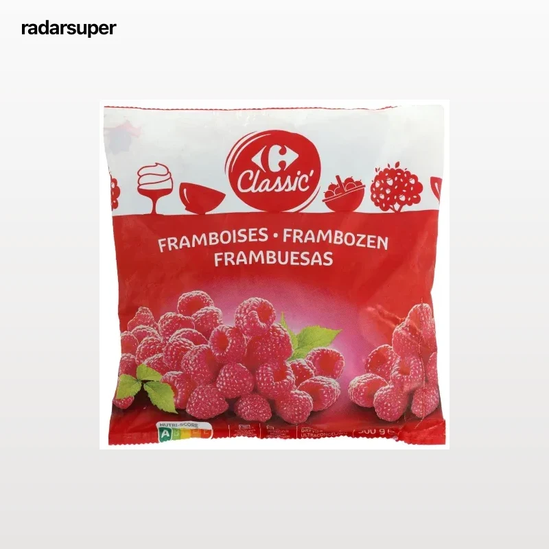 Frambuesas Carrefour Classic´ 500 g.