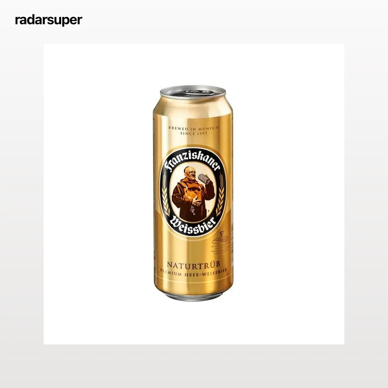 FRANZISKANER Cerveza Alemana de importación lata de 50 cl.